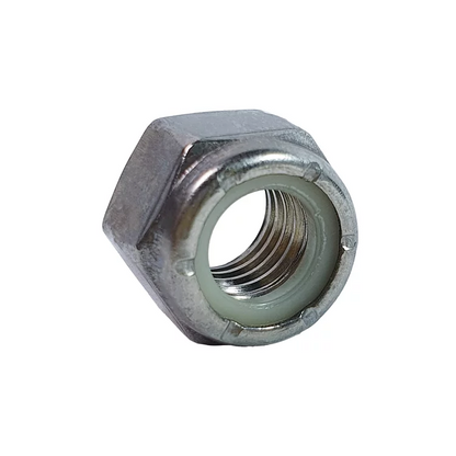 9/16"-12, 304 Stainless Steel Nylon Insert Lock Nuts