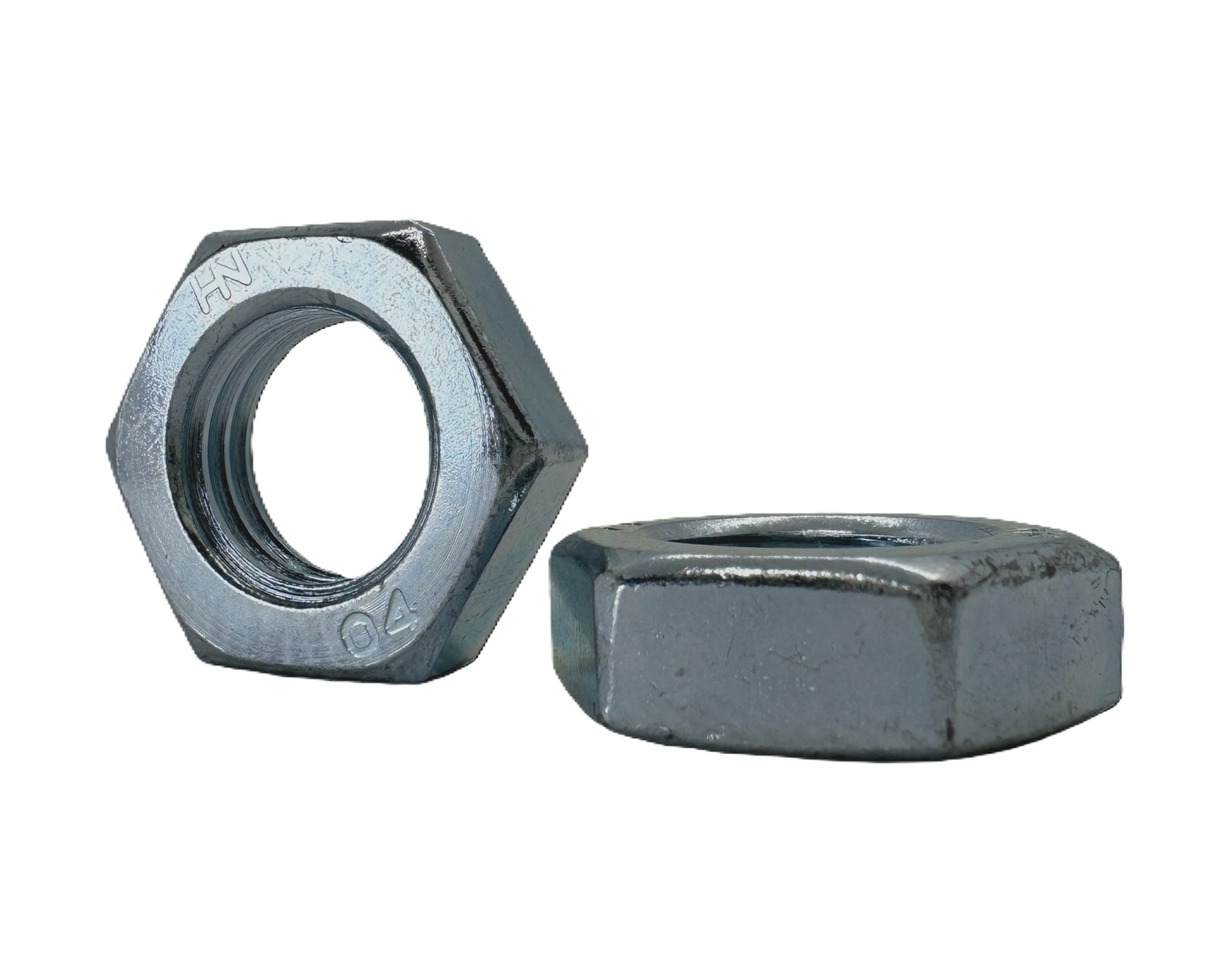 M12-P1.75, DIN 439 Hex Jam Nuts, Zinc Plated