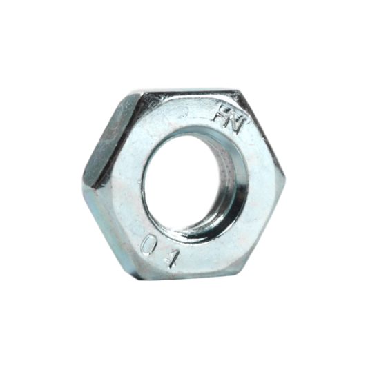 M20-P2.5, DIN 439 Hex Jam Nuts, Zinc Plated