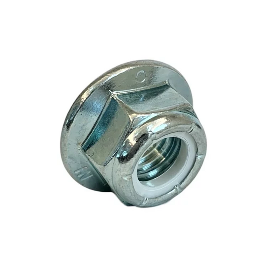 5/16"-18, Nylon Insert Flange Lock Nuts, Zinc Plated