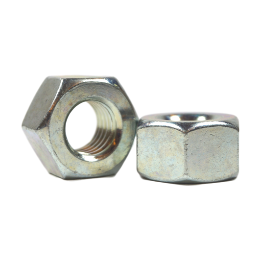 7/8"-9, Heavy Hex Nuts, Zinc Plated