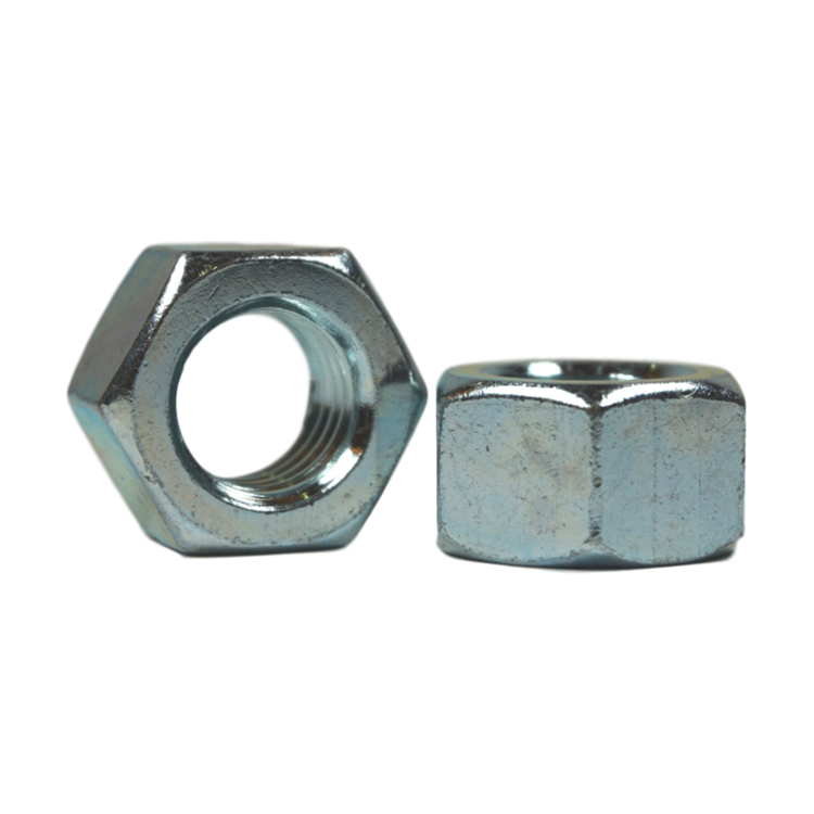 3/8"-24, Hex Nuts, Zinc Plated