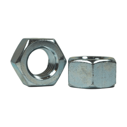 1 1/8"-7, Hex Nuts, Zinc Plated