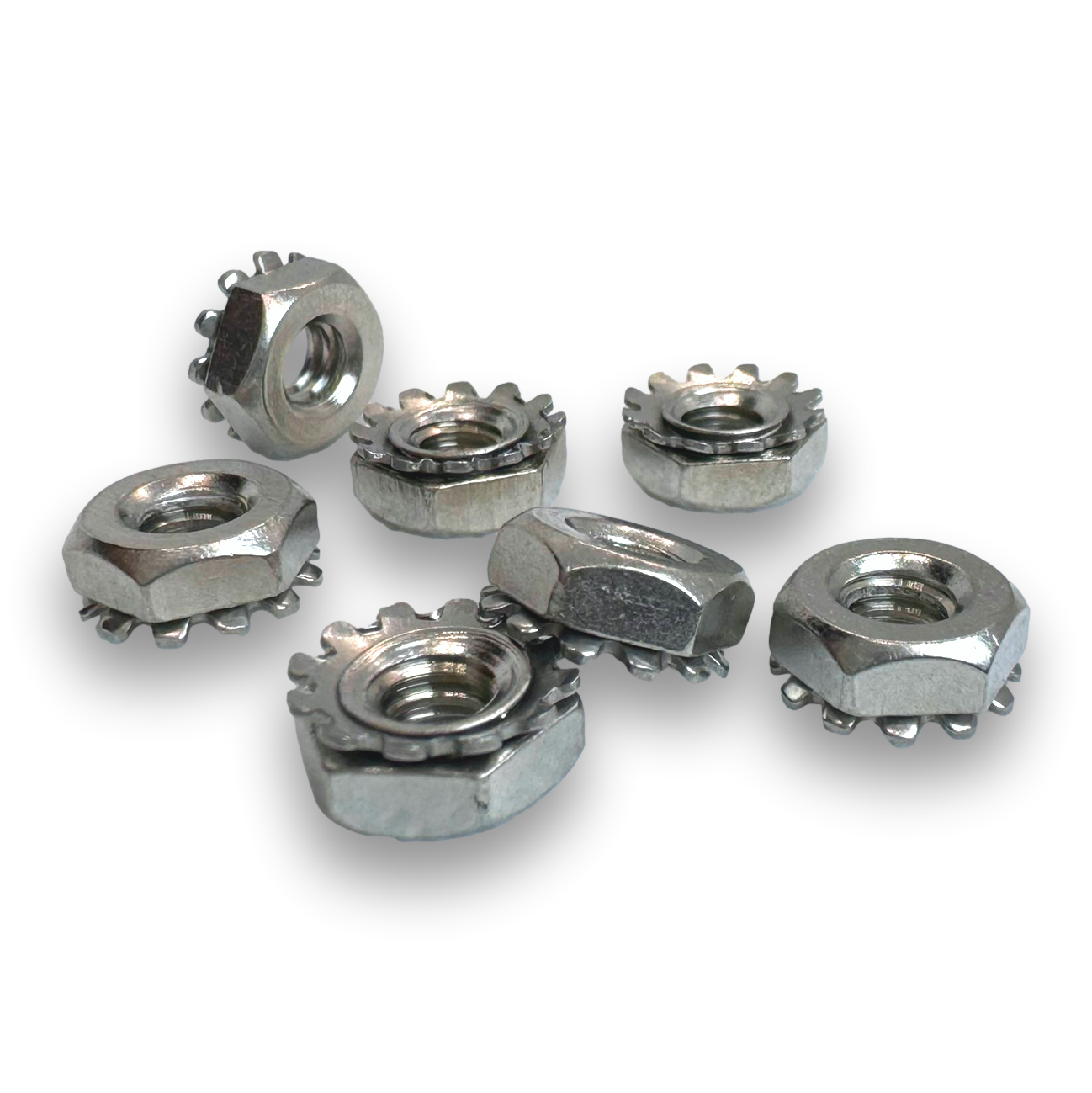 5/16"-18, 304 Stainless Steel Keps Nuts